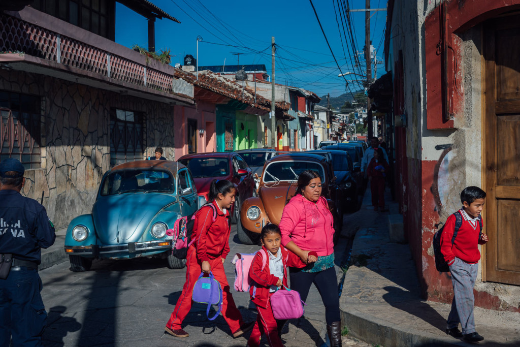 Scenes de rue a San Cristobal de las Casas. Photo : Valerian Mazataud Le Devoir